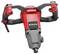 Red and grey hand mixer by 'Einhell', ideal for mixing paints and mortar, robust construction with ergonomic handles.