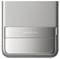 A silver device with the lettering 'ECOFLOW'. It has rounded corners and a modern design.