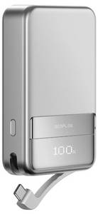 ECOFLOW Rapid 10000 Power bank 10000 mAh Magsafe, Qi Wireless Charging Li-ion USB C®, Wireless charging Silver