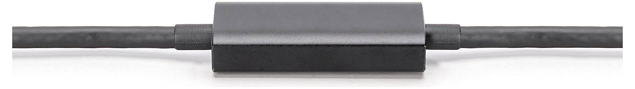 Digitus USB cable USB 3.2 1st Gen, USB 3.2 1st Gen, USB 3.0 USB-C®, USB-C® plug, USB-A socket 10.00 m Black Battery / si-3