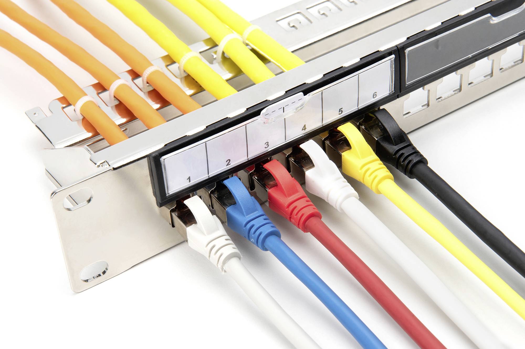 Digitus DN-91411-G 24 ports Patch panel 483 mm (19") 1 U Steel, Galvanized, Black, Black (RAL 9005), Metal Unequipped-9
