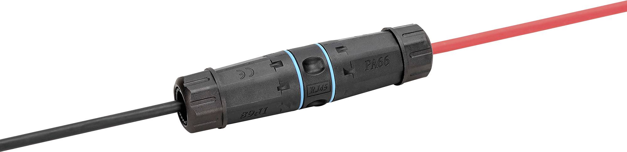 Digitus DN-93905-OD Digitus DN-93905-OD N/A DN-93905-OD Socket, RJ45 enclosure, RJ45 plug enclosure Black, Black-blue 1 -0