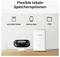 Security camera system with flexible local storage options: microSD card, Home Hub, and FTP, displayed with camera and hub.