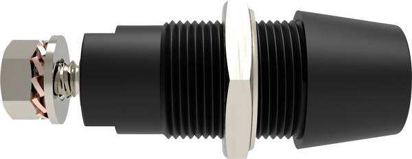Schützinger DI SAB 9430 Ni / SW Safety surface-mount socket straight Black 1 pc(s) Piece