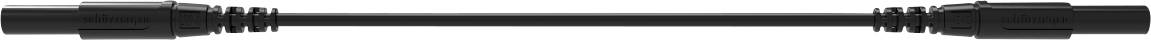 Schuetzinger MSFK A341 / 1 / 100 / SW Safety test lead Plug Plug 100 cm Black 1 pc(s)