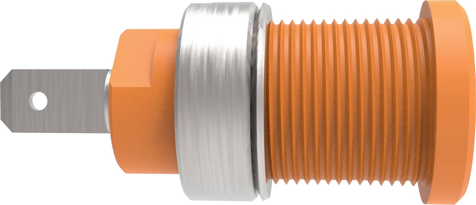 Schuetzinger DI SEB 6450 Ni / OR Safety socket straight Orange 1 pc(s)