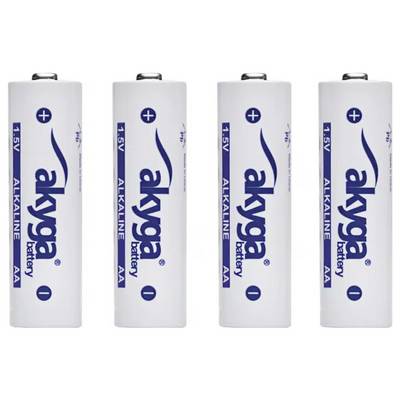 Akyga AA LR6 AA battery Alkali-manganese 3050 mAh 1.5 V 4 pc(s)