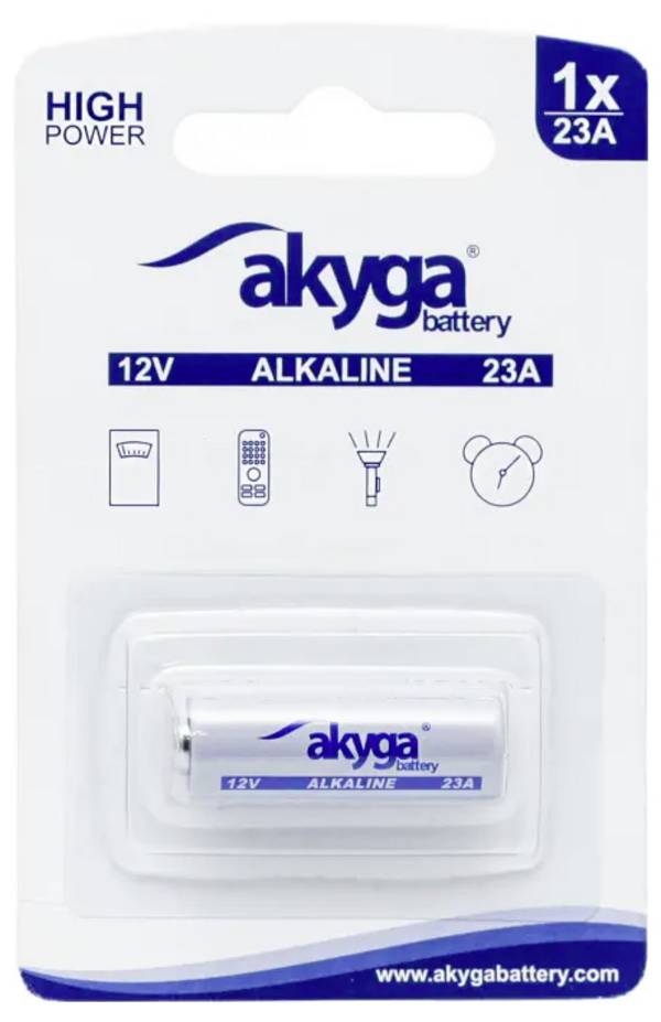 Akyga 23A Non-standard battery 23A Zinc carbon 12 V 48 mAh 1 pc(s)