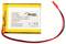 Lithium-Polymer battery with a capacity of 3500mAh, voltage of 3.7V and warning: 'Do not short-circuit, protect from heat, do not disassemble'.