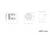 Technical drawing of a round plug with dimensional specifications in millimetres. Shows front, side, and top views.