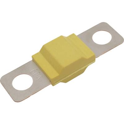 A yellow automotive or marine safety connector with a current capacity of 60 amperes, identifiable by the marking on the metal terminal.