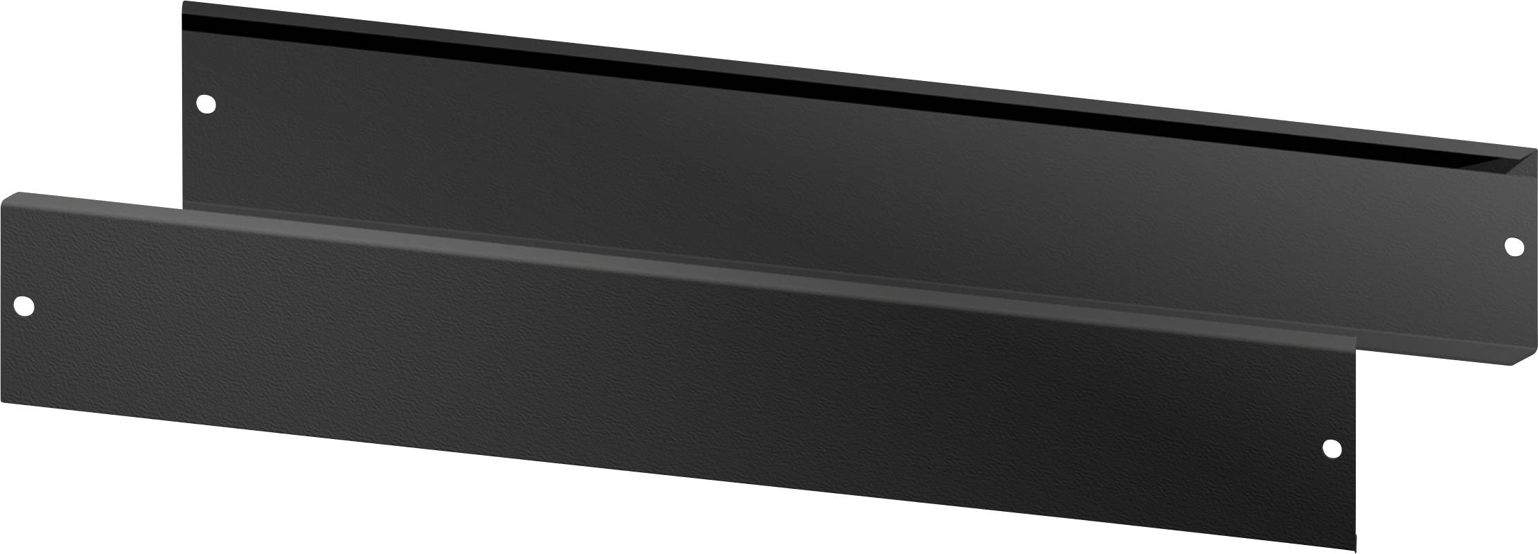 Rittal 2830081 Faceplate Steel plate Black (RAL 9005) 2 pc(s)