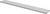 A long, rectangular, flat grey bar made of metal or plastic, possibly suitable as a shelf board or component.