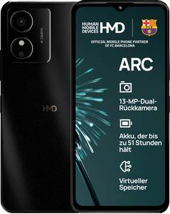 HMD Arc Smartphone  64 GB 16.6 cm (6.52 inch)  Black Android™ 14 (Go Edition) Hybrid slot