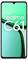 Smartphone with the front face set against a blue and green background, with the text 'realme C61' centrally displayed on the screen.