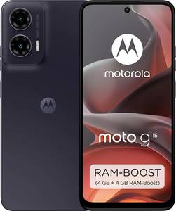 Motorola moto g15 Smartphone  128 GB 17.1 cm (6.72 inch) EEC A (A - G) Grey Android™ 15 Dual SIM