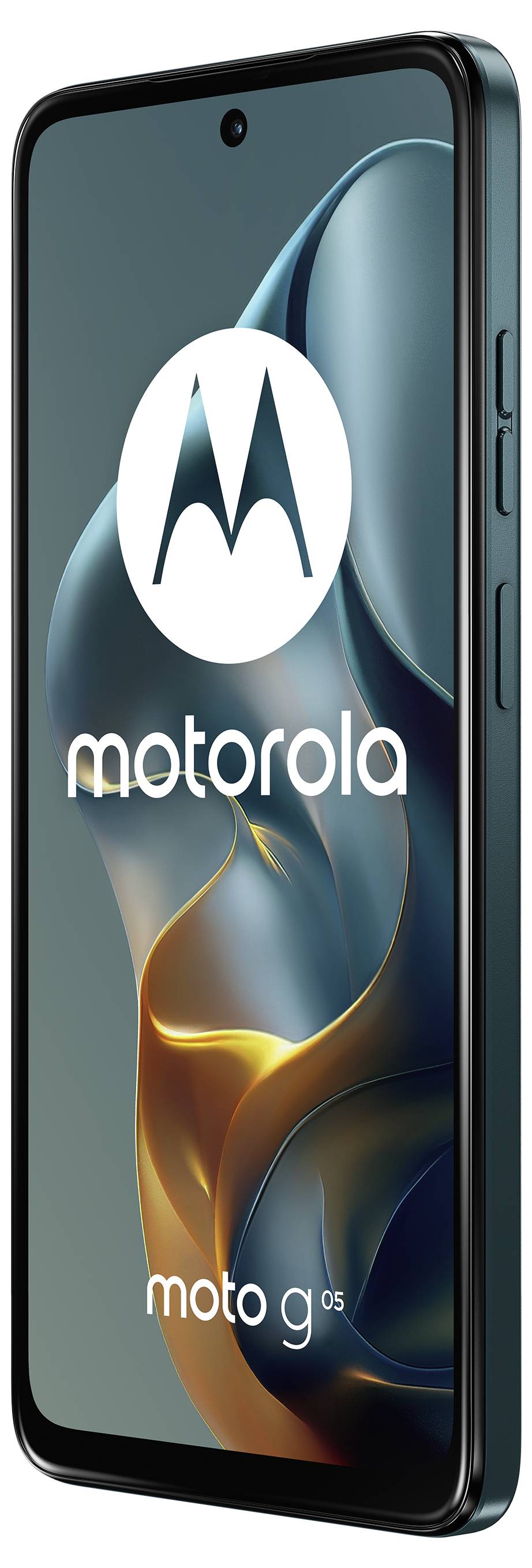 A smartphone showcasing the 'motorola' and 'moto g 5G' logos on screen, with a sleek, modern design and curved edges.