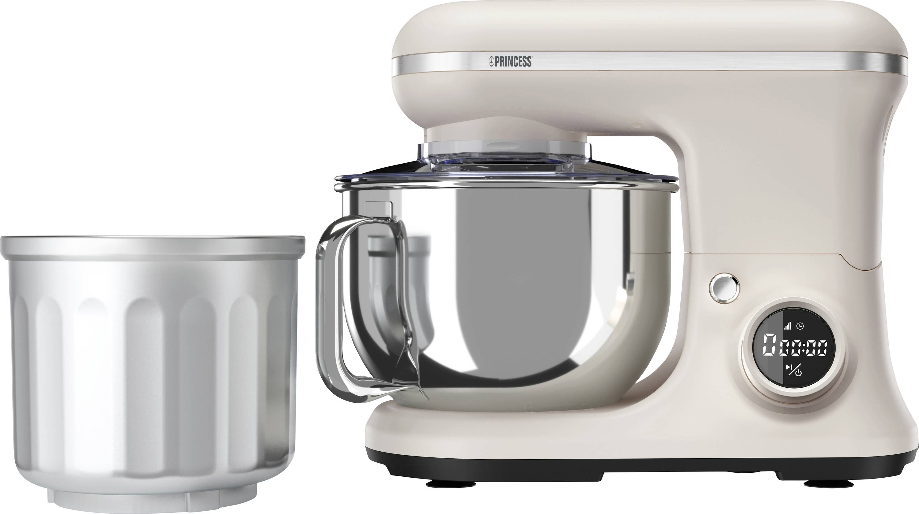 Princess Food processor 1200 W Creamy white, Stainless steel