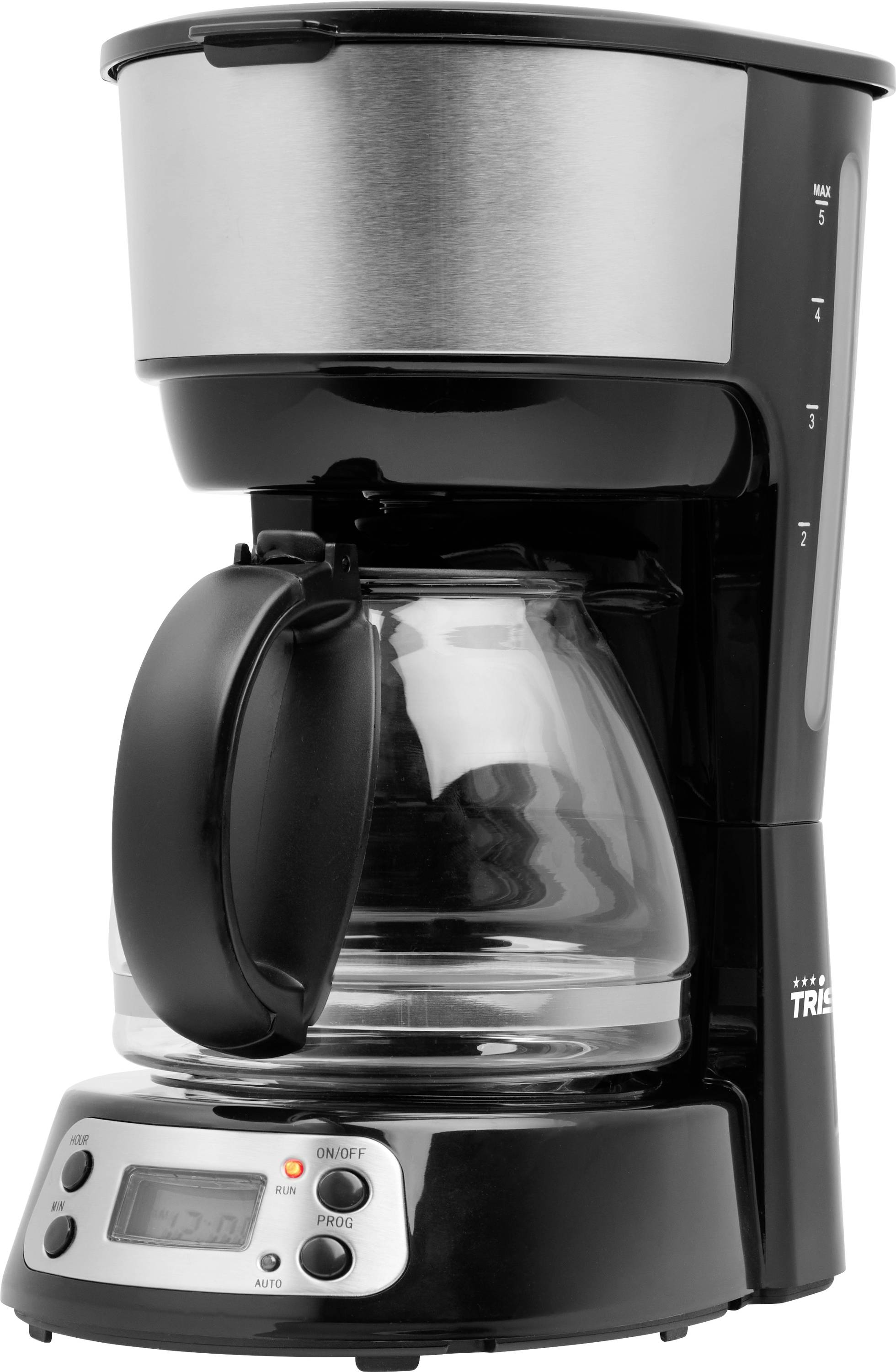 Tristar Coffee maker Black Cup volume=6 Glass jug, Plate warmer