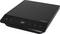Compact, black induction hob with digital display, power-on indicator and buttons for temperature control, suitable for small kitchens.