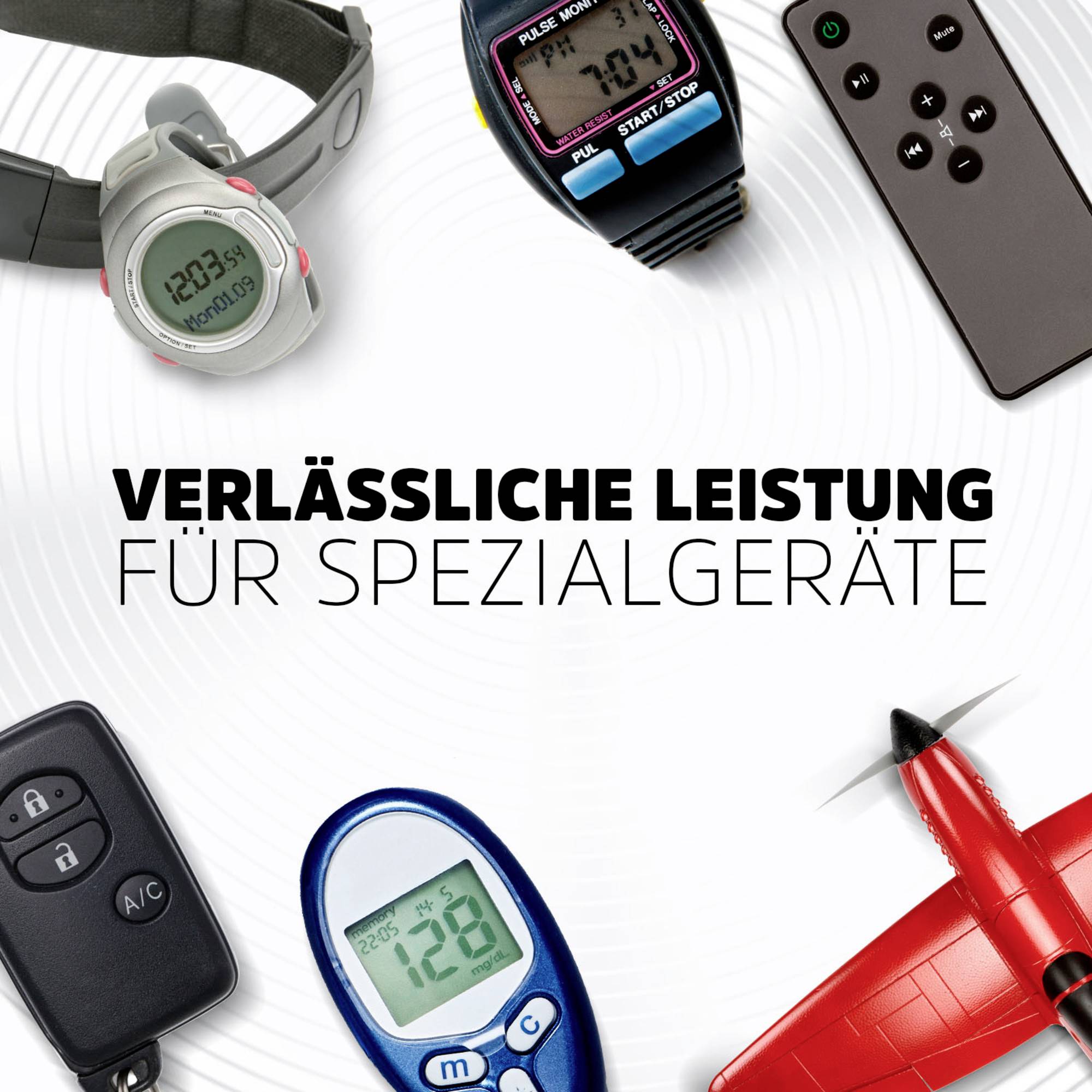 Dials and control units represent specialised devices on a white background. Text: 'Reliable performance for specialist equipment'.