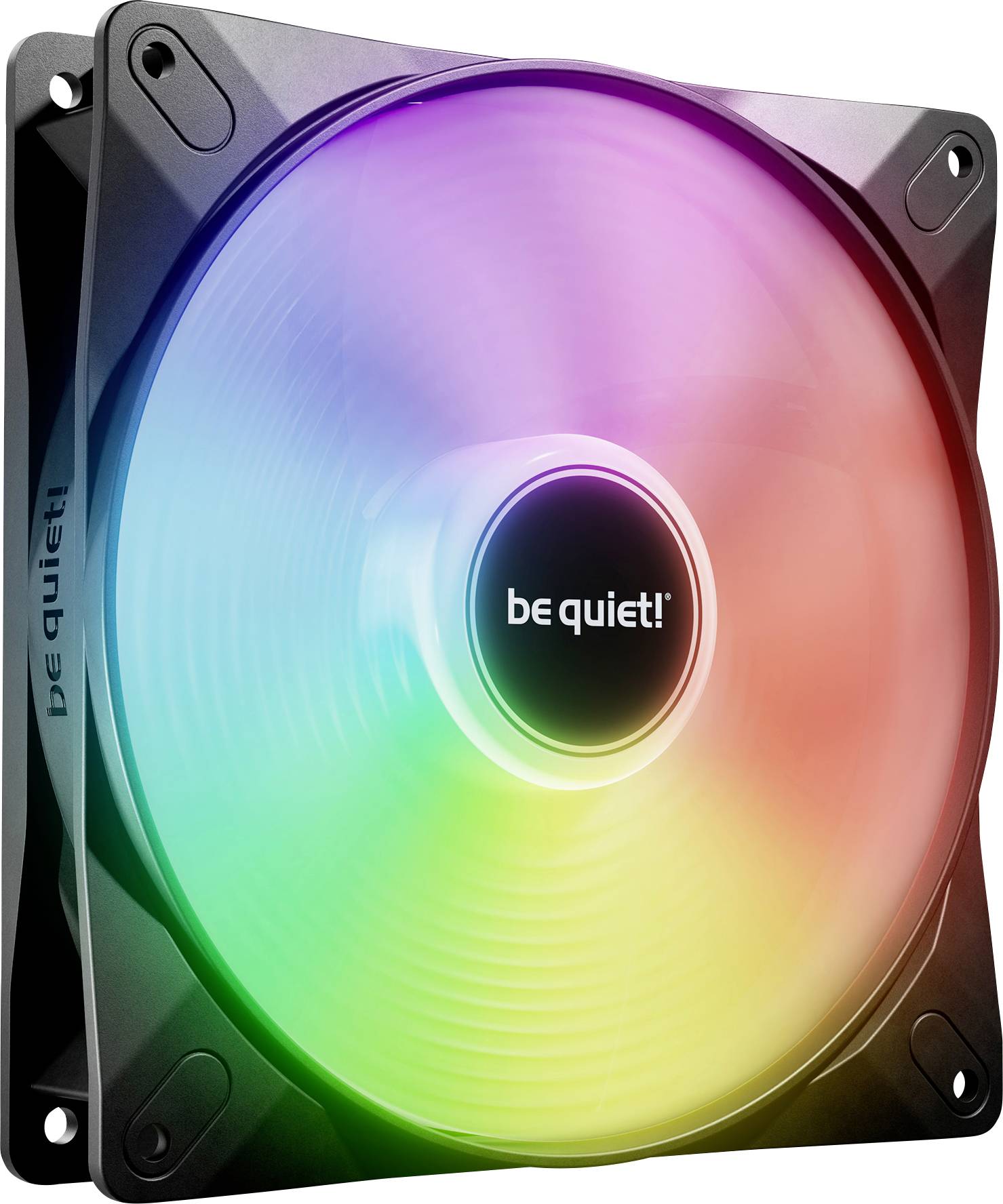 BeQuiet LIGHT WINGS LX 140mm PWM PC fan Black (W x H x D) 140 x 140 x 25 mm incl. LED lighting