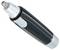 Electric Nose Hair Trimmer in Black and Silver. Compact, ergonomic design for precise nose hair grooming.
