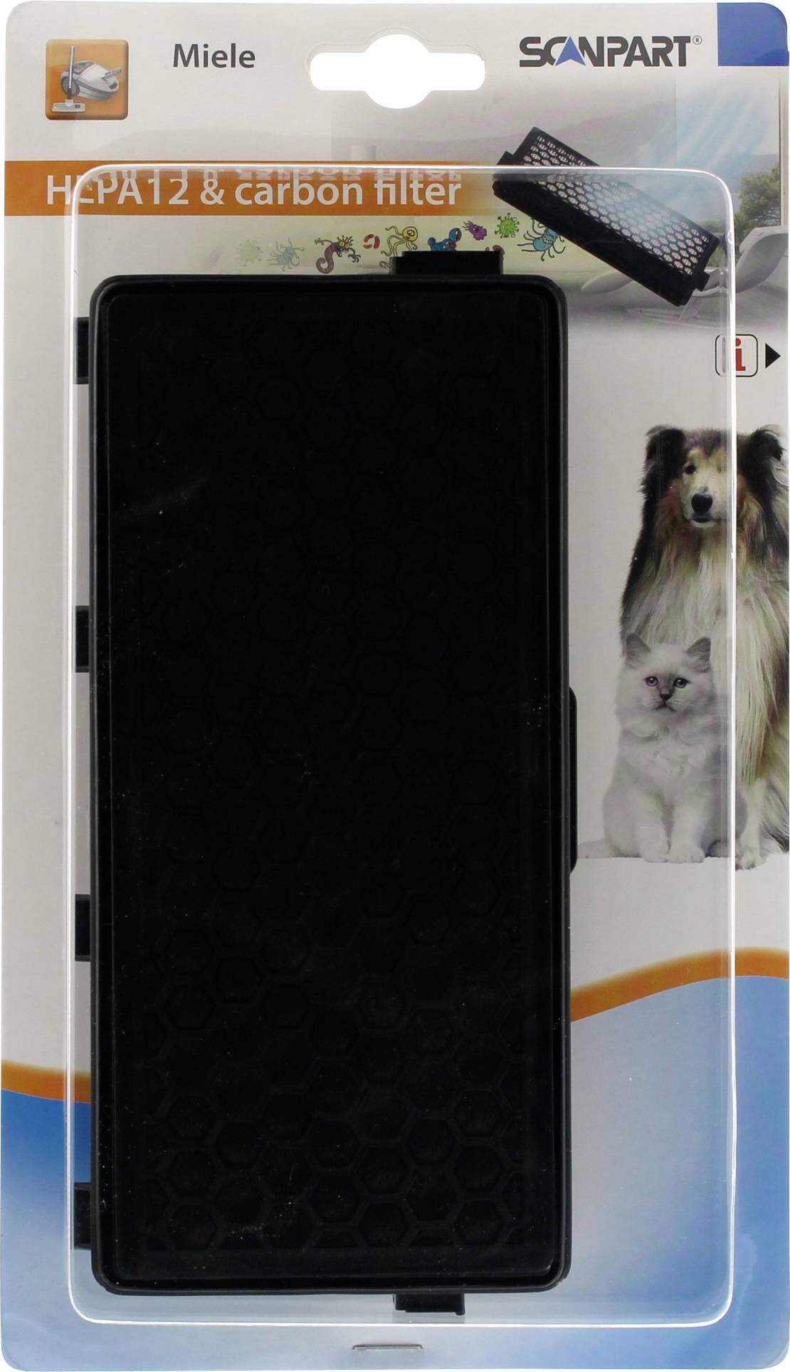 ScanPart 1190000204 Vacuum cleaner exhaust air filter