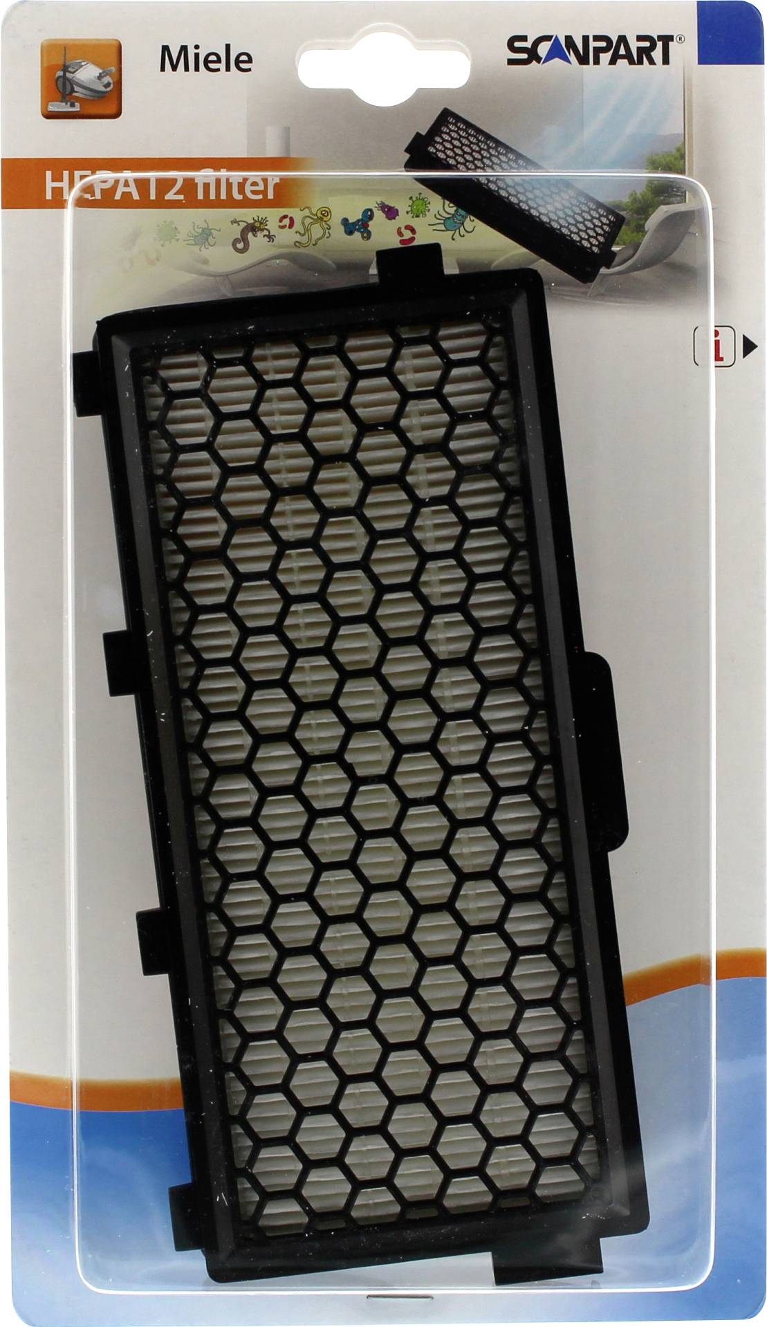 ScanPart 1190000201 Vacuum cleaner exhaust air filter