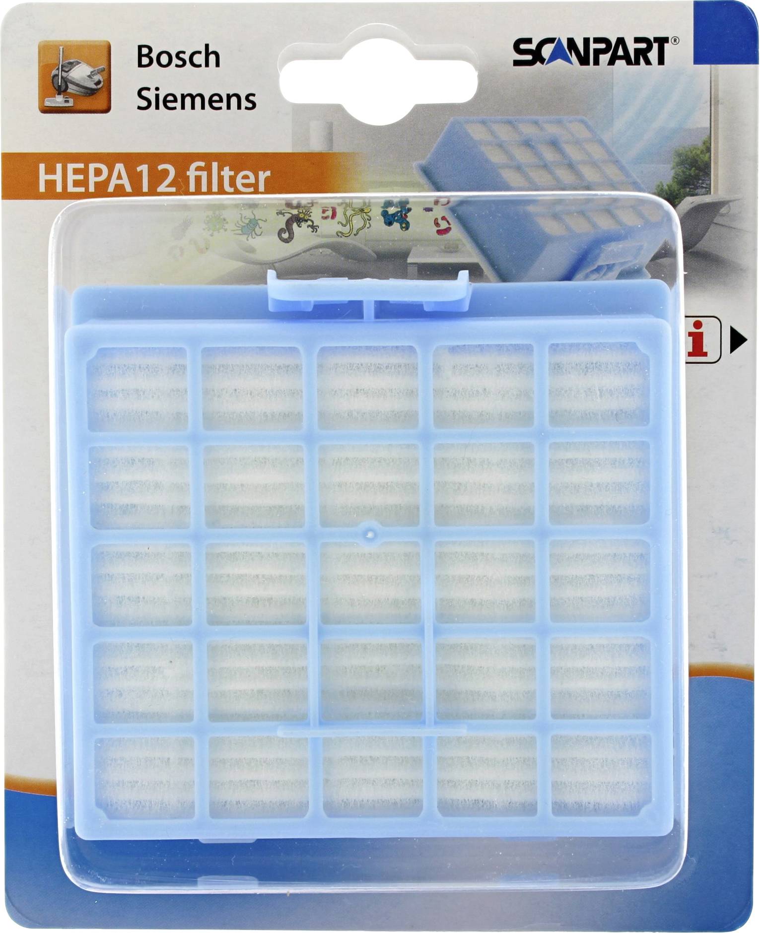 ScanPart 1190000212 Vacuum cleaner exhaust air filter