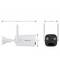 The image depicts a Foscam security camera with antennae. Dimensions: Length 203 mm, Width 67 mm, Height 67 mm.