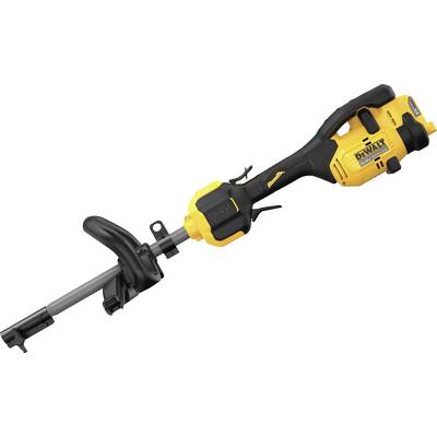 A yellow and black corded reciprocating saw with an ergonomic handle and adjustable front grip.