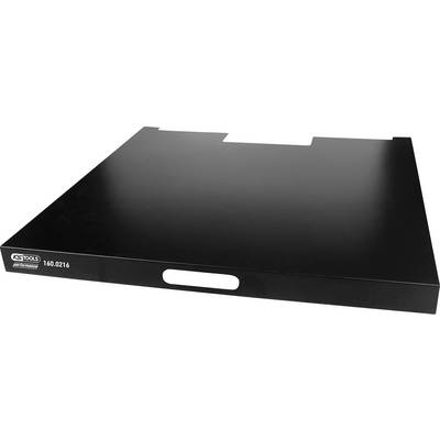 Black tool storage unit with grip opening and inscription 'KS Tools 160.0216', rectangular shape.