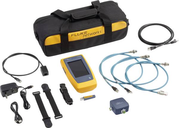 Fluke Networks LIQ-DUO-IE-H6-EU Cable, network and Wi-Fi Industrial Ethernet tester Compatible with: CAT 4, CAT 5, CAT 5e, CAT 6, CAT 6A, Wi-Fi 6E, Cable, 10 Gbps