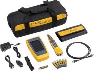 Fluke Networks LIQ-DUO-KIT-H6-UK Cable, network and Wi-Fi tester Compatible with: CAT 4, CAT 5, CAT 5e, CAT 6, CAT 6A, Wi-Fi 6E, Cable, 10 Gbps