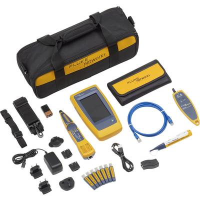 Fluke Networks LIQ-DUO-VFL-LFD-H6UK Network tester Compatible with: CAT 4, CAT 5, CAT 5e, CAT 6, CAT 6A, Wi-Fi 6E, Cable-0