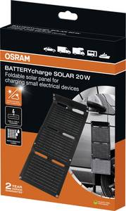 Osram Automotive BATTERYcharge SOLAR 20W INCL. USB  Monocrystalline solar panel 20 W 5 V