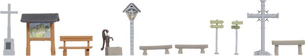 NOCH 14829 H0 mountain accessories Assembled