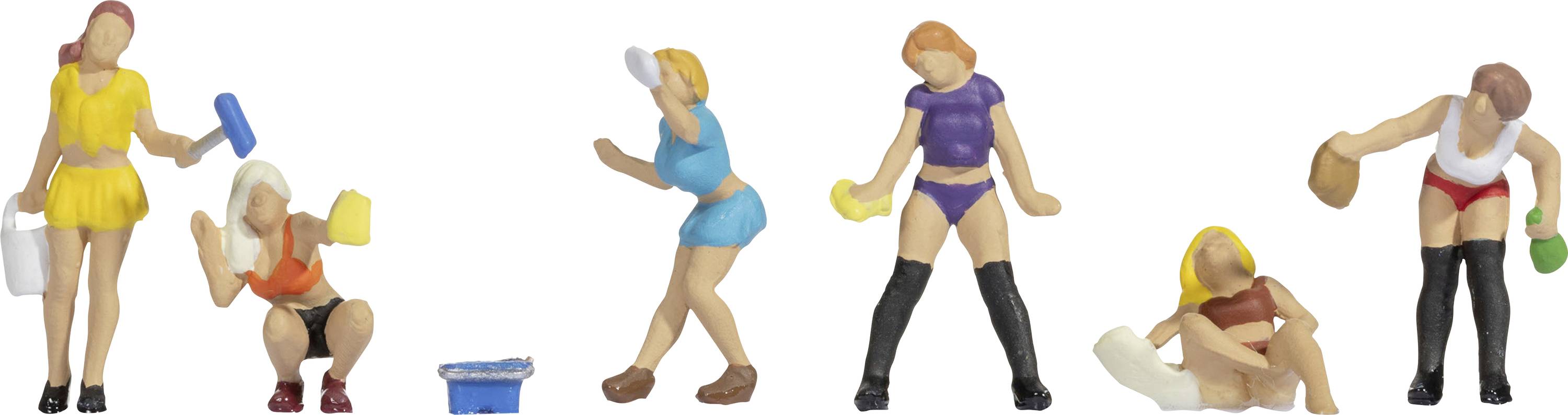 NOCH H0 Sexy car wash 15947 Painted, Sitting, Standing