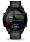 'Garmin watch with running app on the display: start screen showing time, heart rate, connection status, and running function on standby.'