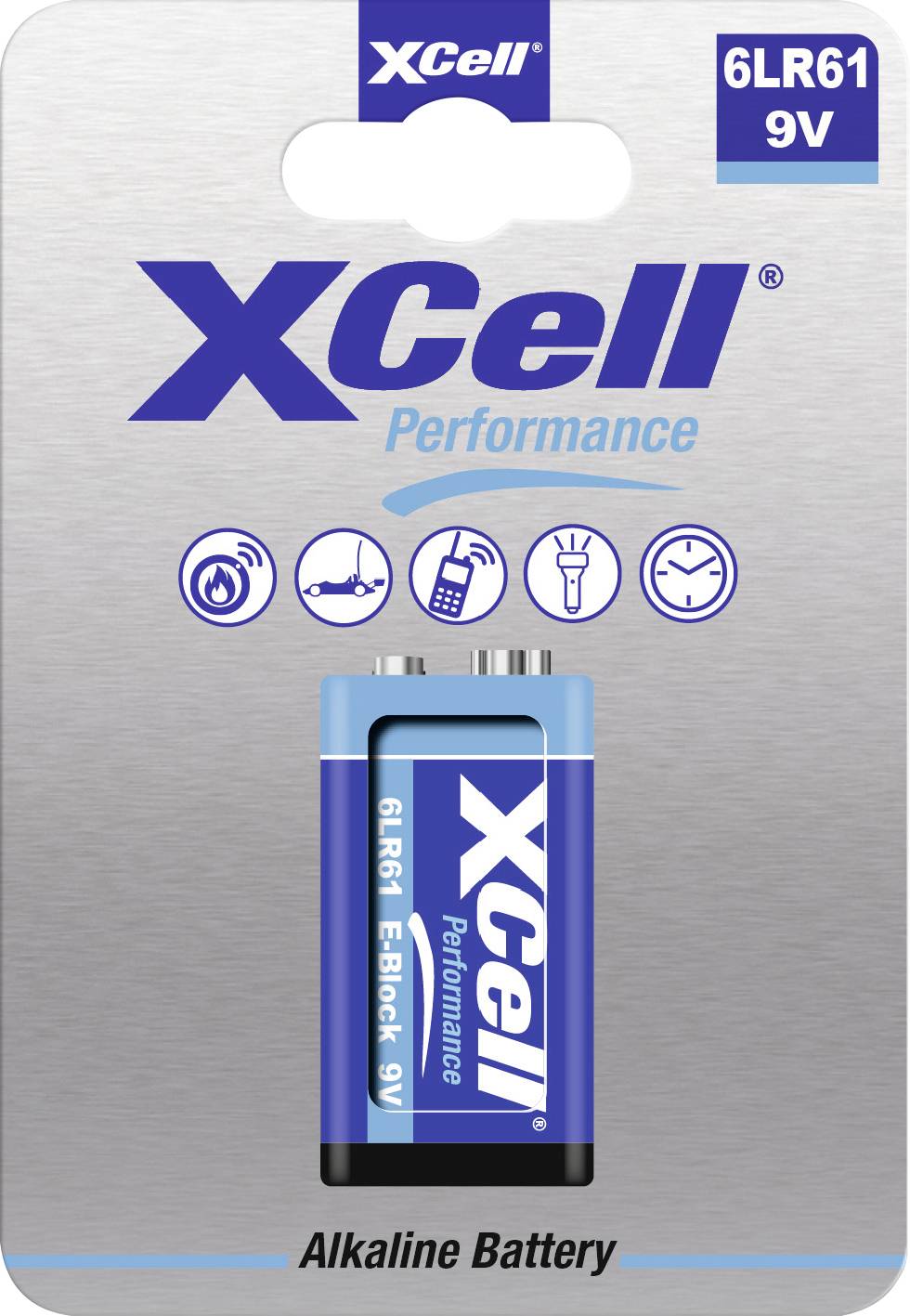XCell 6LR61HP 9 V / PP3 battery Alkali-manganese 9 V 1 pc(s)