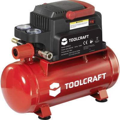 TOOLCRAFT Air compressor 6 l 8 bar-0