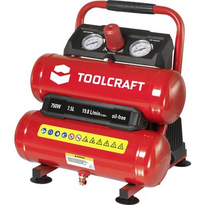 TOOLCRAFT Air compressor 7.5 l 8 bar-0