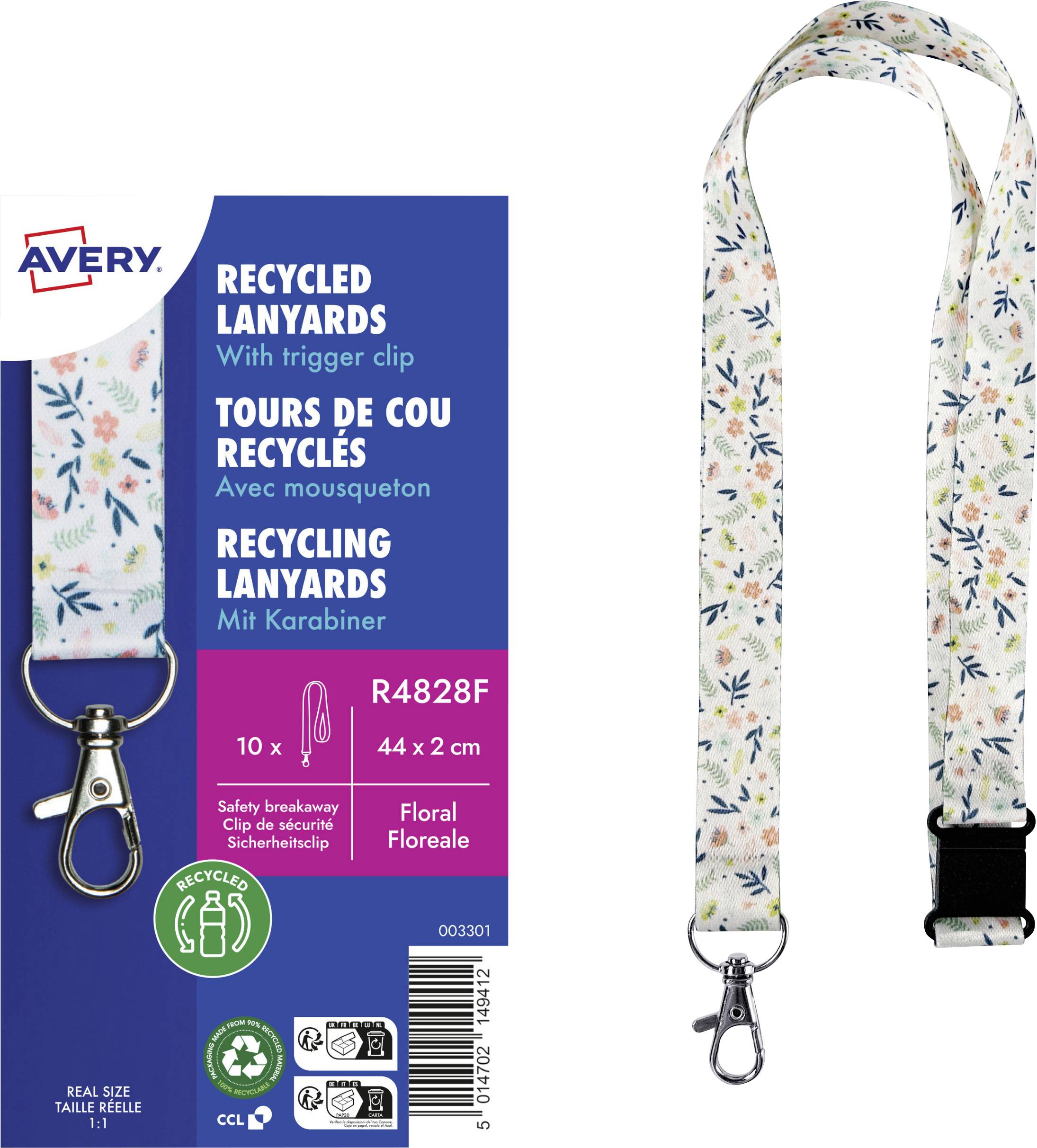 Avery-Zweckform R4828F Fabric ribbon (L x W) 440 mm x 20 mm 10 pc(s)