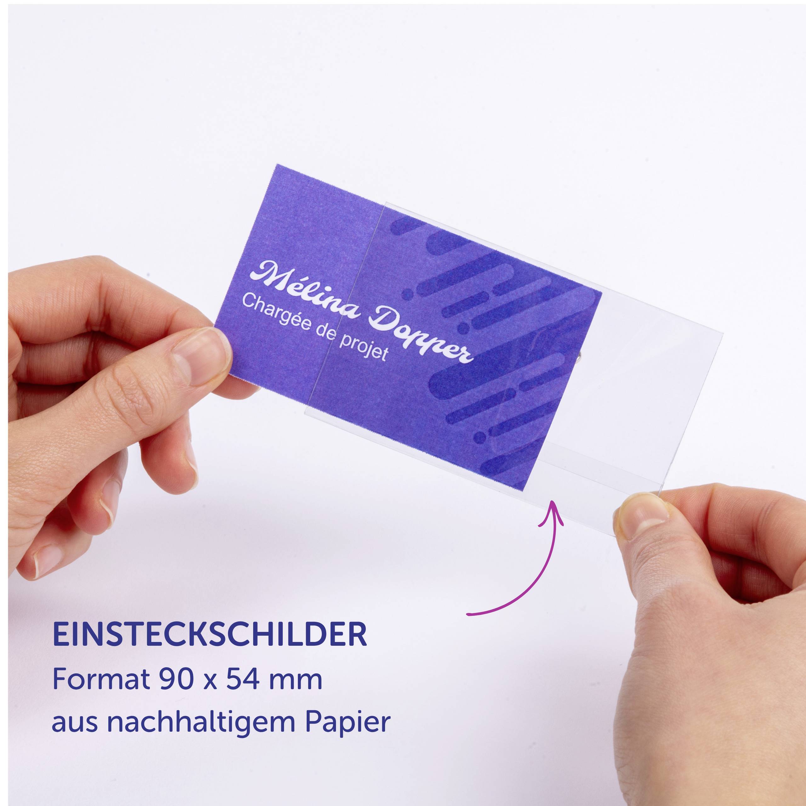 Avery-Zweckform 4820 Name badge (W x H) 90 mm x 54 mm 50 pc(s)-9