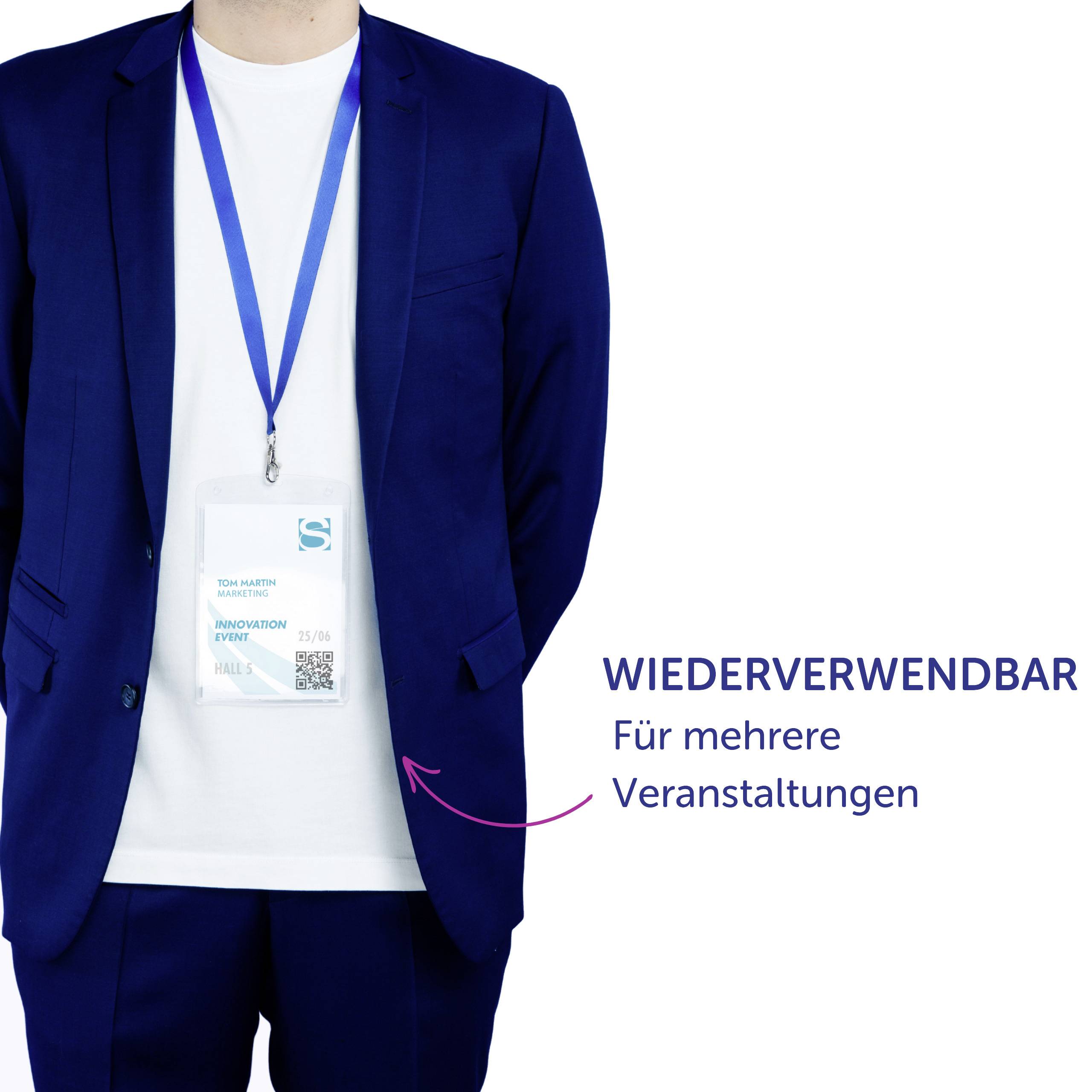 Avery-Zweckform 4834XL Name badge insert neu (W x H) 148 mm x 105 mm 50 pc(s)-7