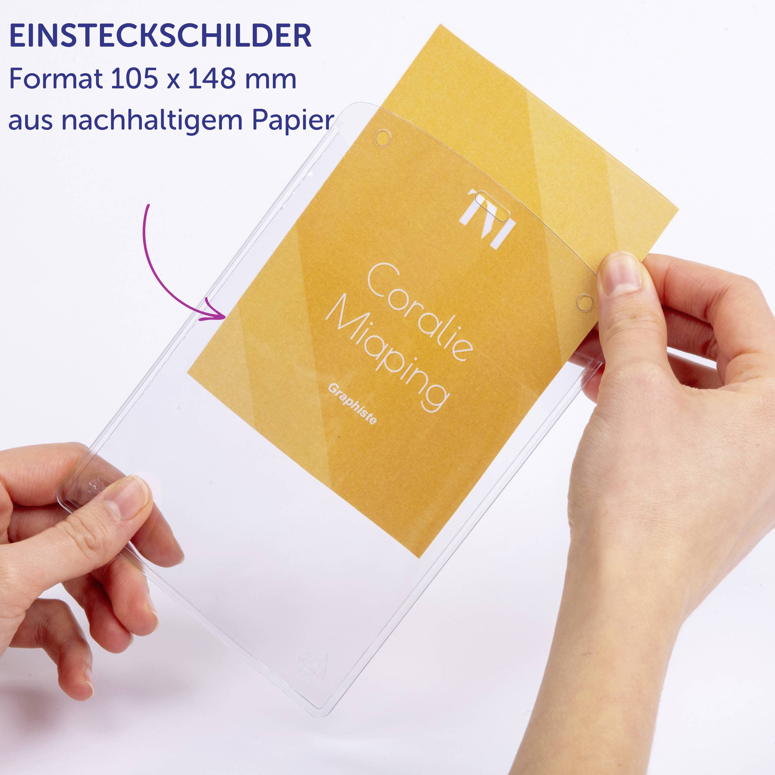 Avery-Zweckform 4834XL Name badge insert neu (W x H) 148 mm x 105 mm 50 pc(s)-10