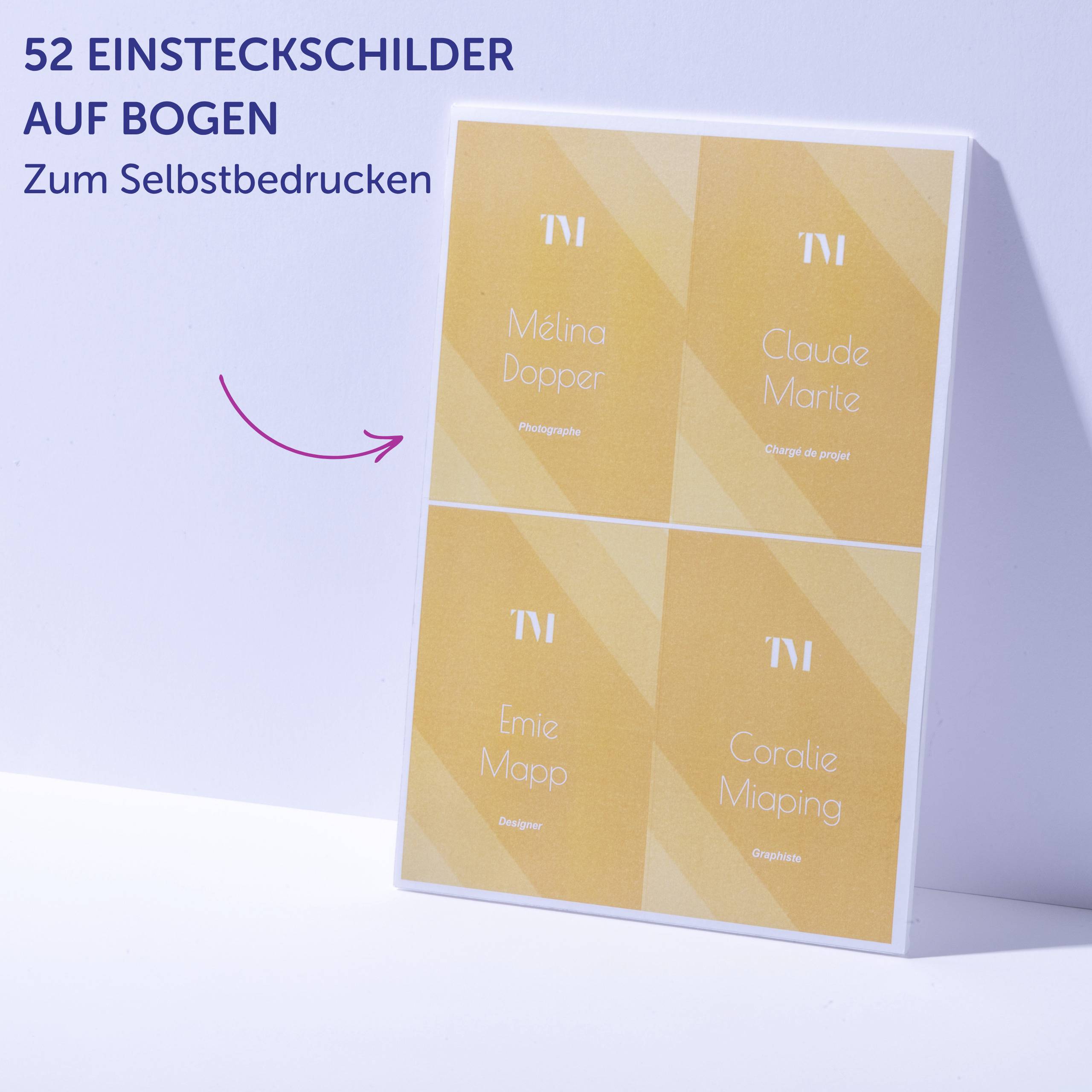 Avery-Zweckform 4834XL Name badge insert neu (W x H) 148 mm x 105 mm 50 pc(s)-11