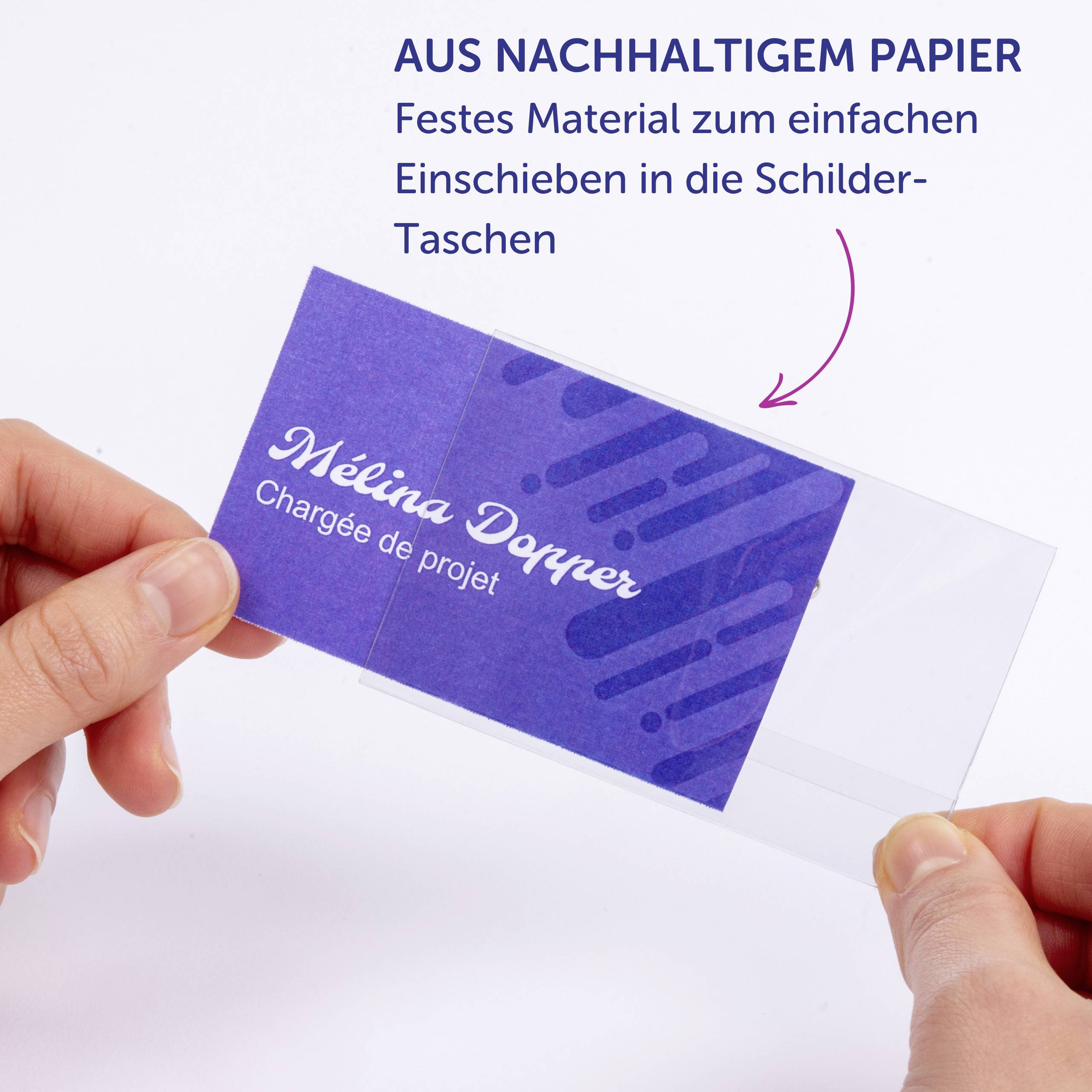 Avery-Zweckform L4727-20 Name badge insert 90 mm x 54 mm White-9