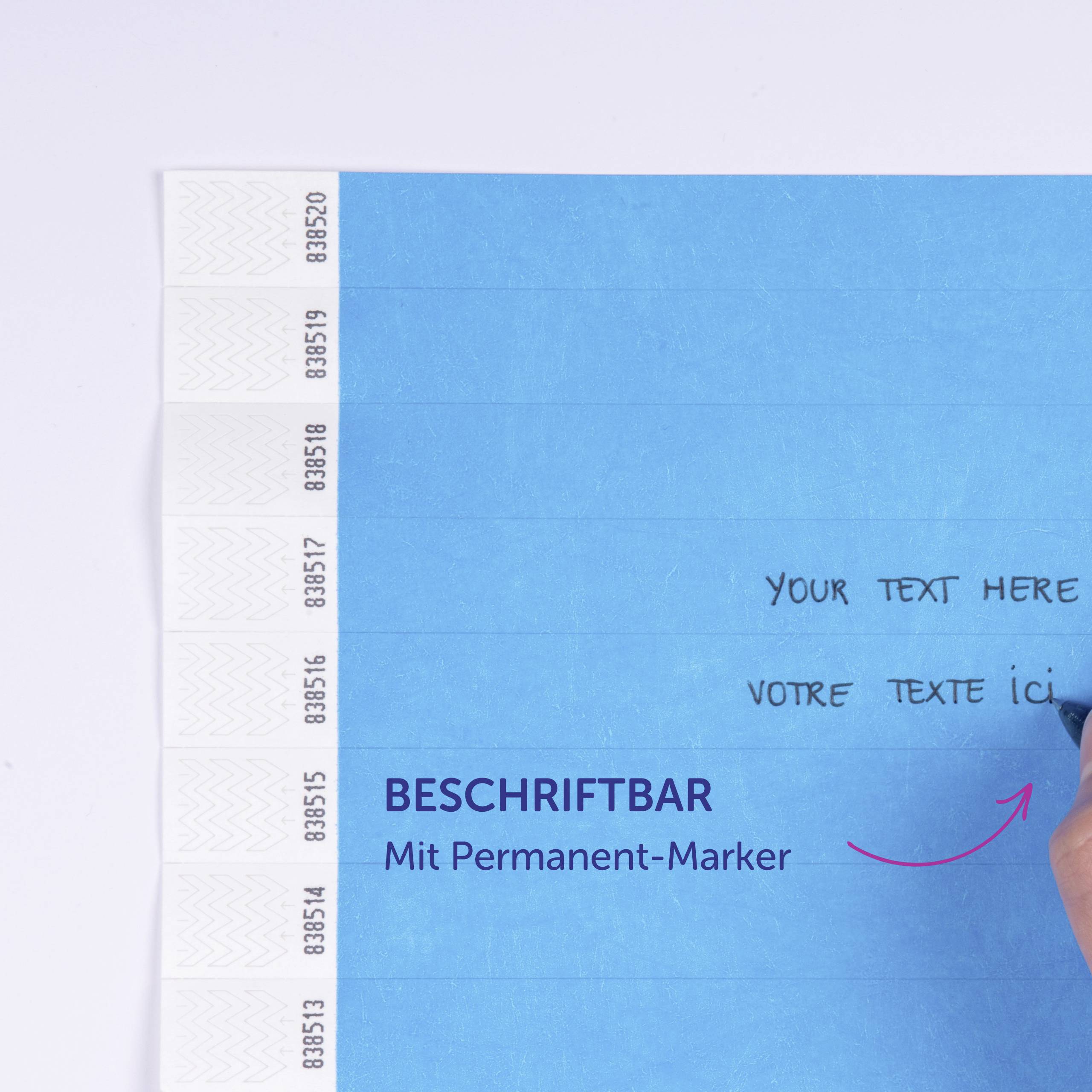 Avery-Zweckform TYVBL-50 Wristband (L x W) 256 mm x 19 mm Tape 500 pc(s)-8